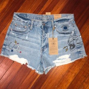 Vintage Hi-rise Festival Shorts